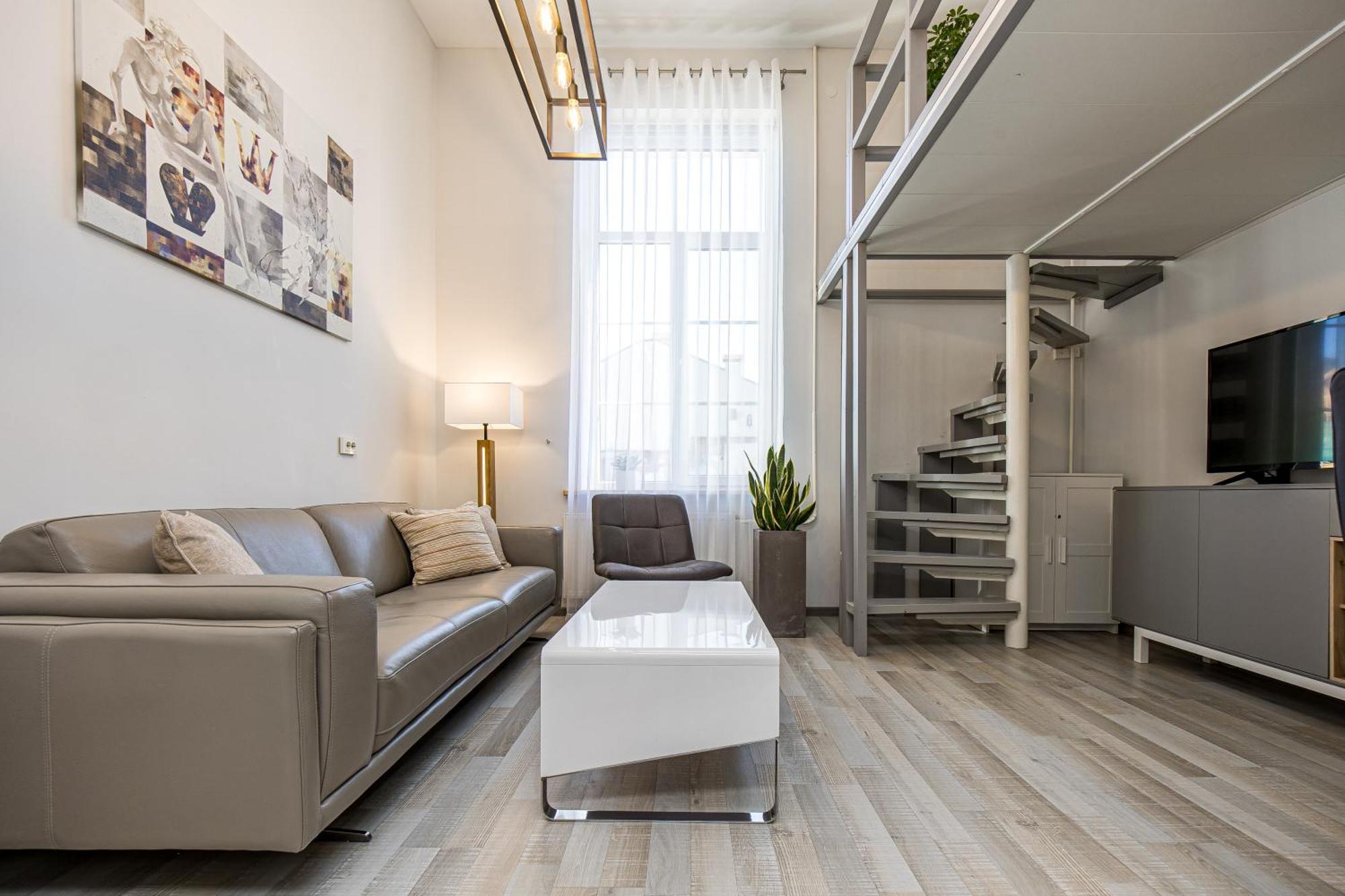 Loft Apartment In Klaipeda Oldtown Exteriör bild